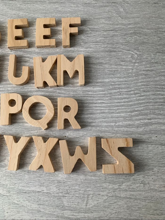 Lot de lettres en bois - photo numéro 4