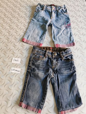 Lot de shorts  en jean catimini 5 ans