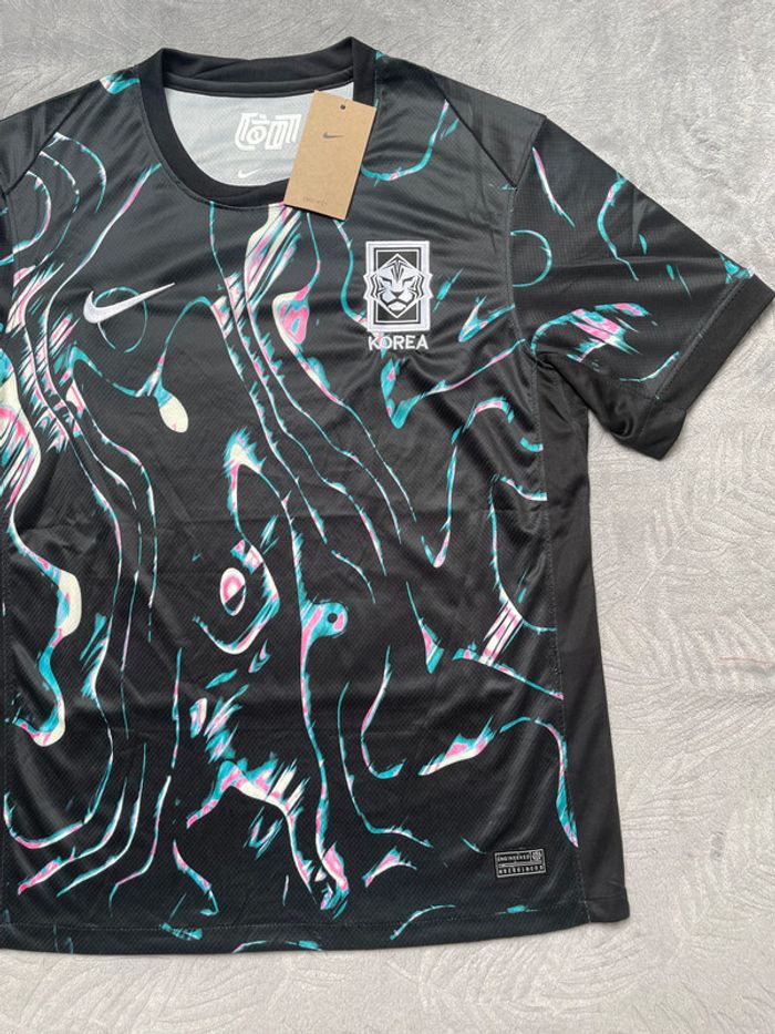 Maillot concept foot Corée noir taille S - photo numéro 3