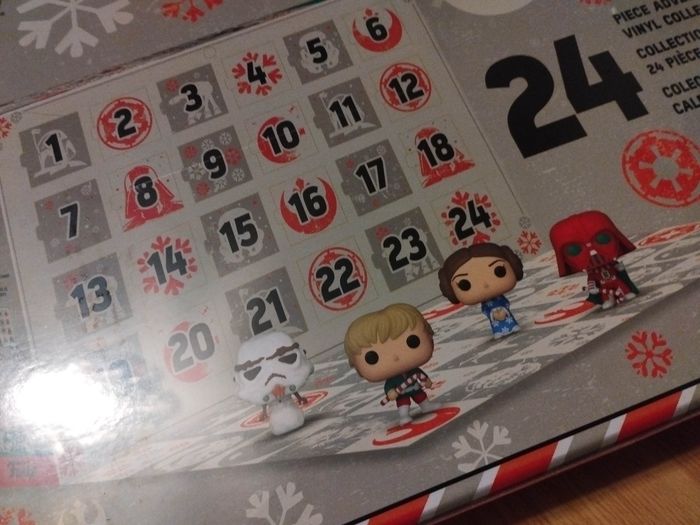 Calendrier avent Star Wars funko pop pocket neuf - photo numéro 4