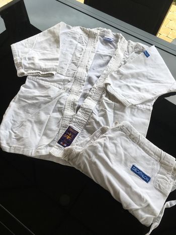 Kimono judo enfant garçon fille sport 130 cm