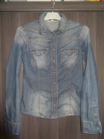 chemise en jeans taille S