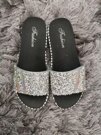 Sandales pailettes