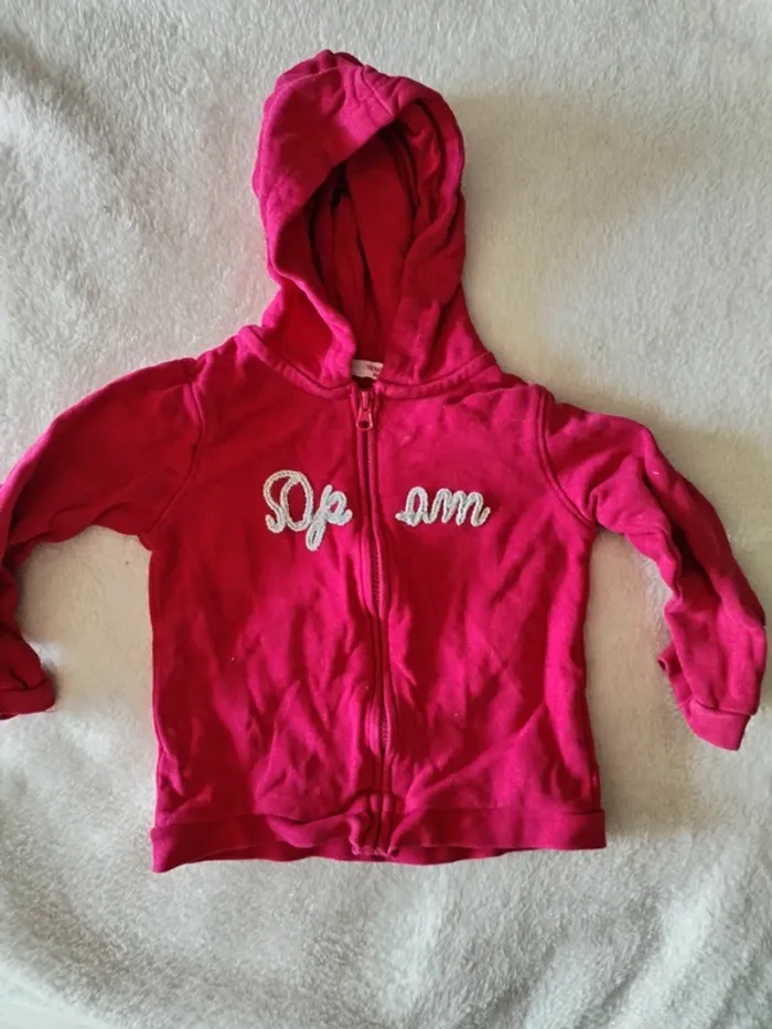 Veste à capuche 18 mois