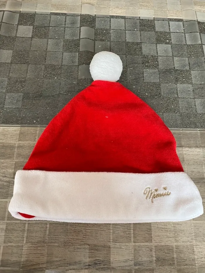 Bonnet noel 2/3 ans Minnie