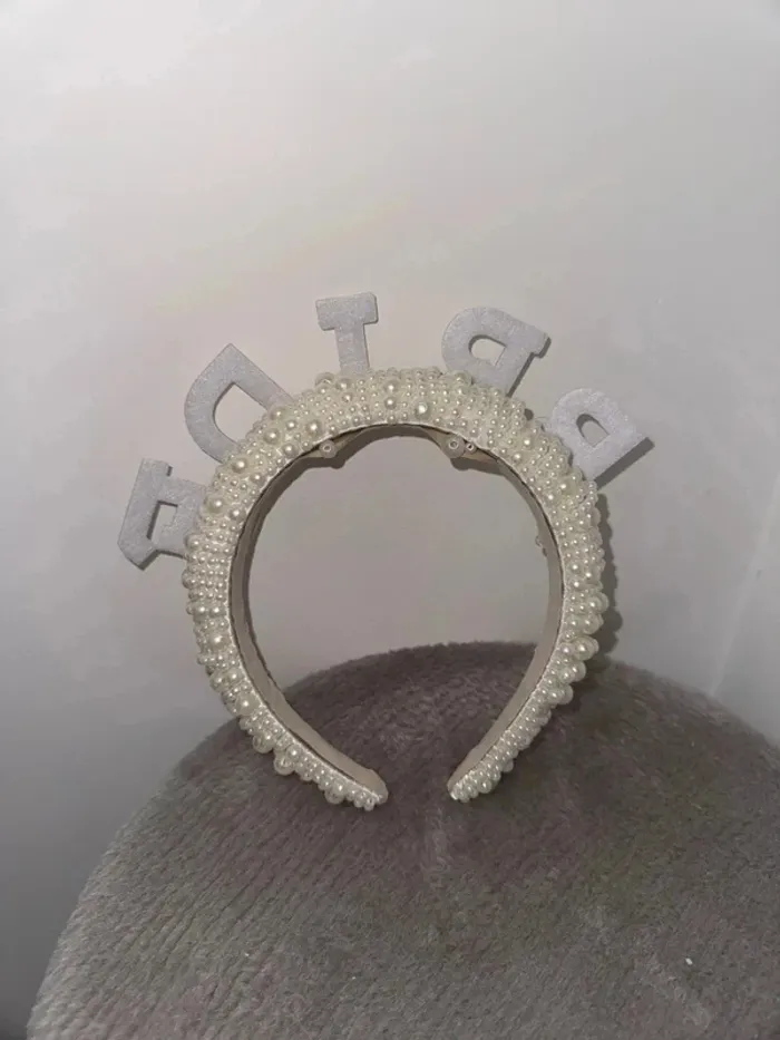 Serre tête bride à strass mariage - photo numéro 2