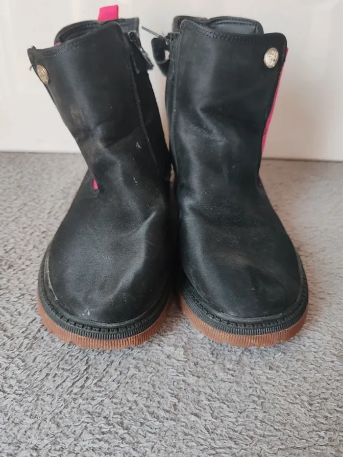 Primark Home Soft Foam Bottines Cheville Noir & Rose – Taille 31 - photo numéro 4