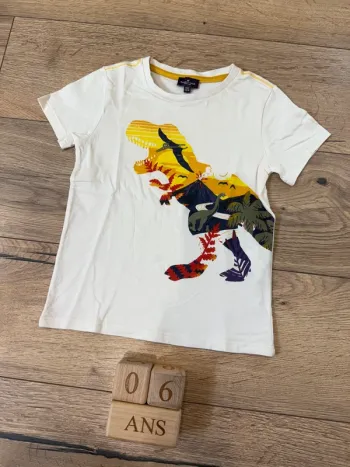 Tee-shirt Dinosaure 🦖 garçon - Sergent major taille 6 ans
