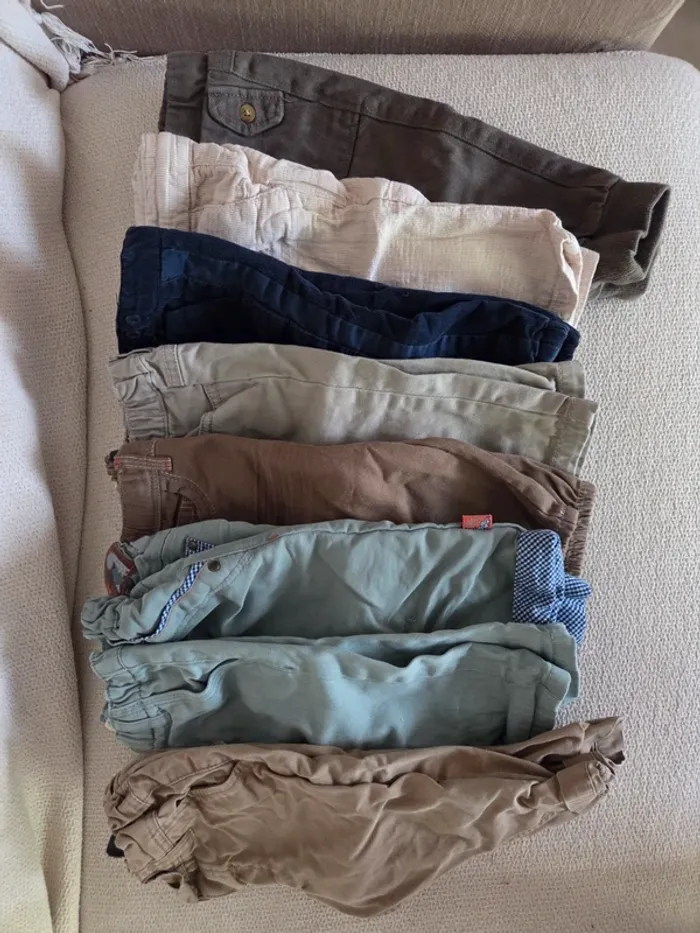 Lot de 8 pantalons 6 mois - photo numéro 2