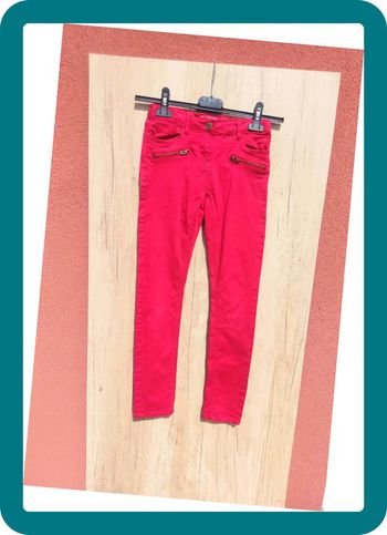 Jeans rouge Tao Tape à l'oeil 9 ans