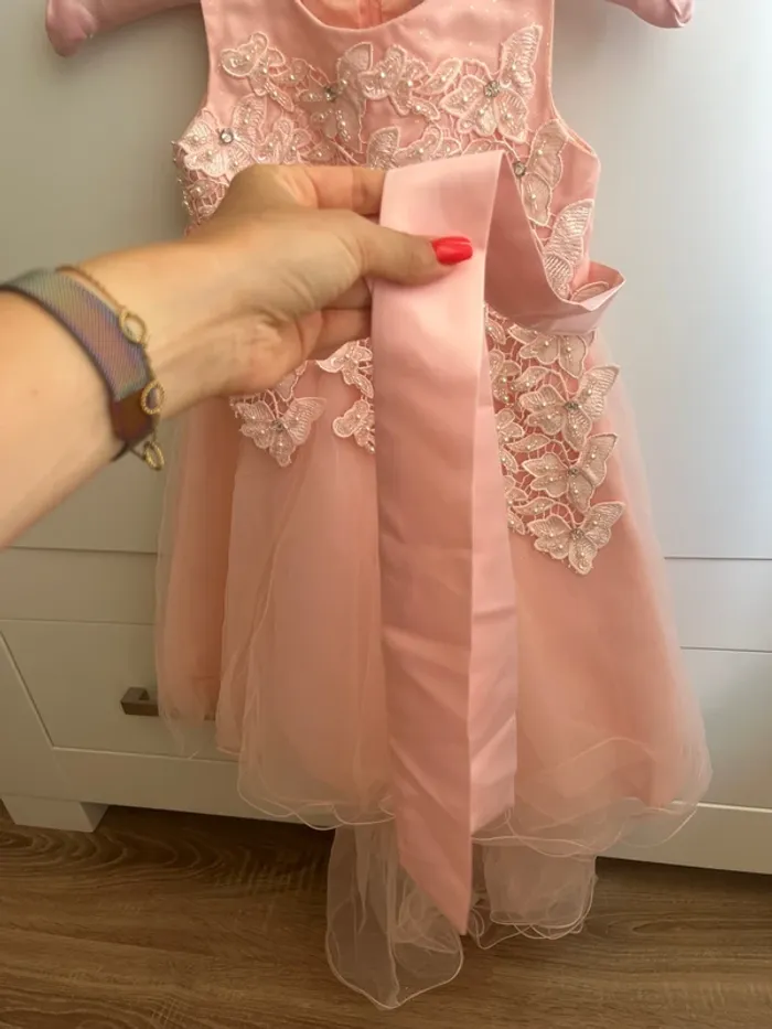Robe de cérémonie 6ans rose tulle 🩷 - photo numéro 5