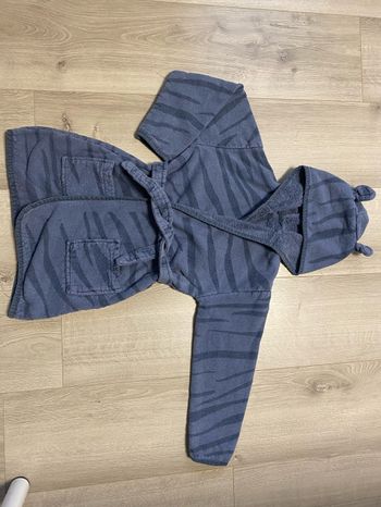 Peignoir zèbre (sortie de bain)