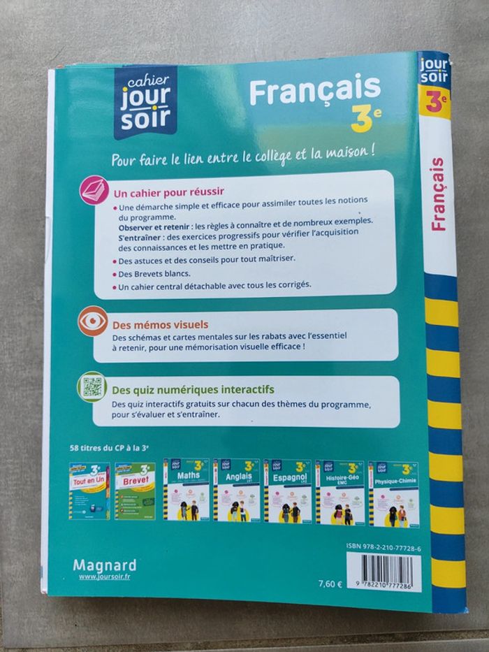 Lot livre 3ème brevet - photo numéro 11