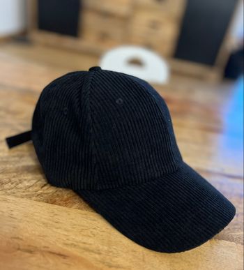 Casquette en velours