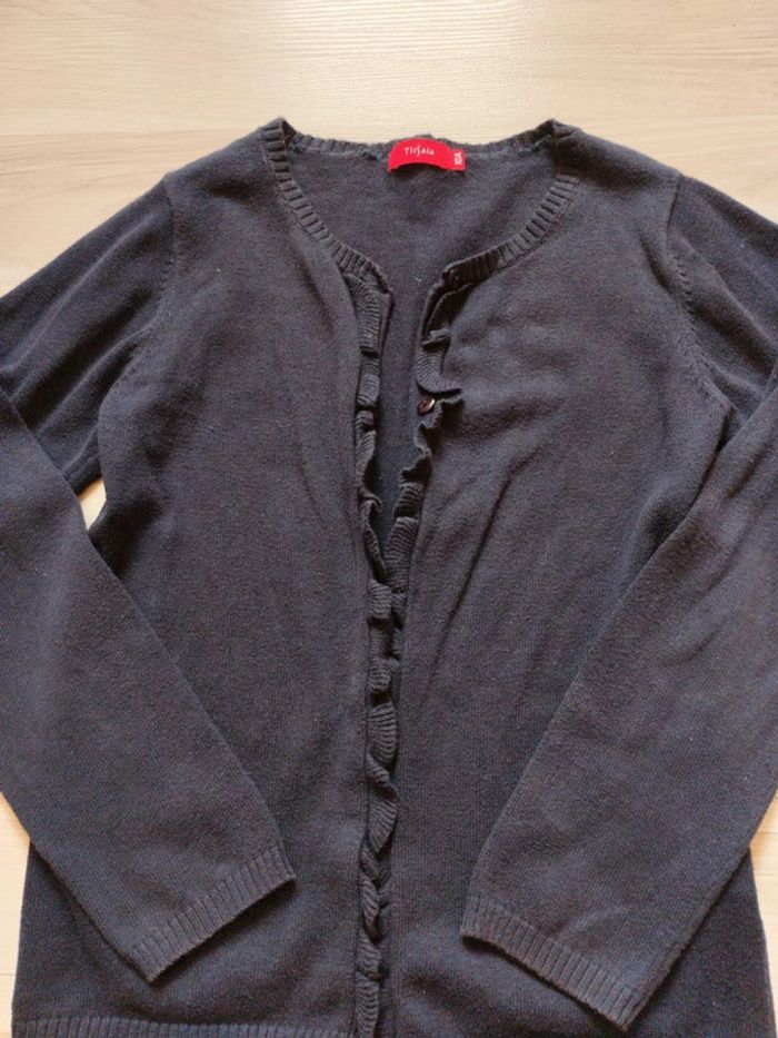 Gilet fin bleu marine - photo numéro 2