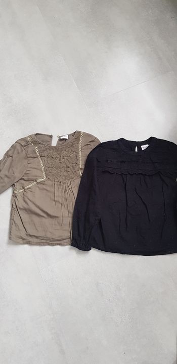Lot 2 blouses tape à l œil 6 ans