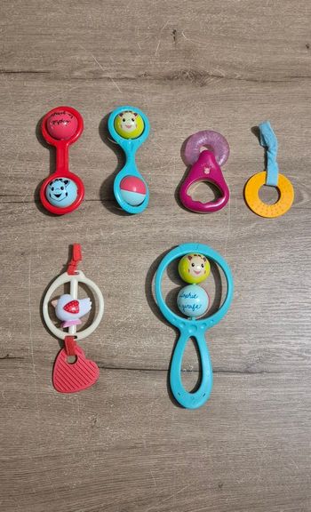 Lot hochets Sophie la girafe 