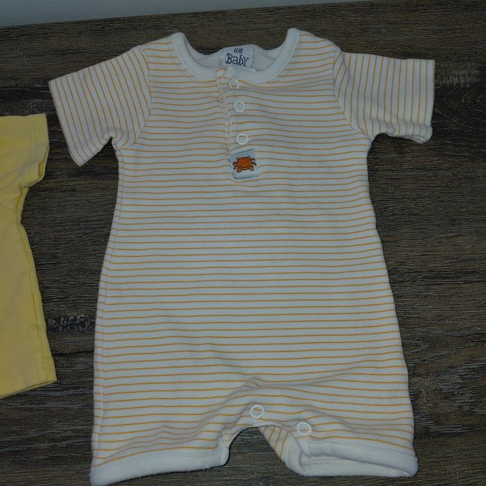 HetM- barboteuse et t-shirt taille 1 mois - photo numéro 2