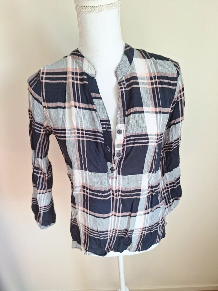 Blouse à carreaux t38 #F38M-100