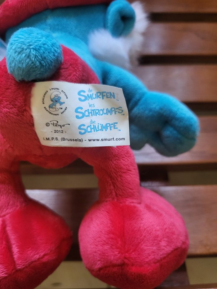 Peluche grand schtroumpf - photo numéro 3