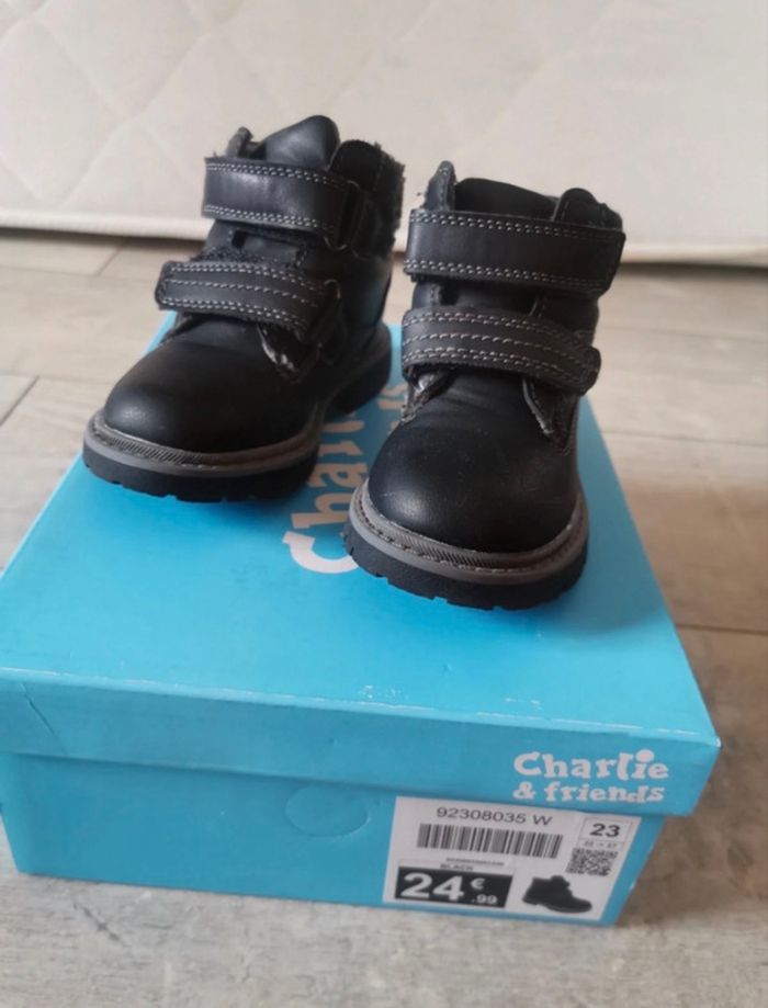 Boots noir 23 Charlie & Friends - photo numéro 2