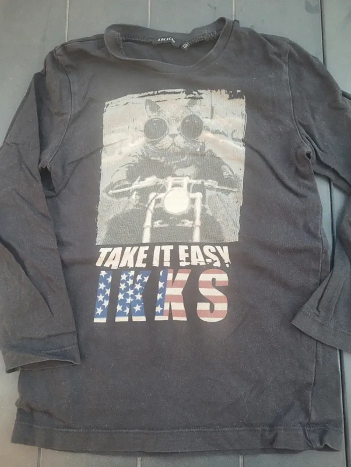 Ts manches longues ikks 5 ans