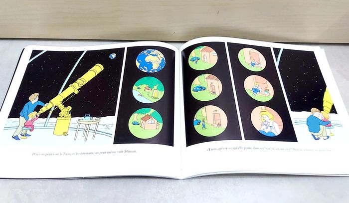 🌺 Livre (école des loisirs) : Papa sur la Lune - photo numéro 2