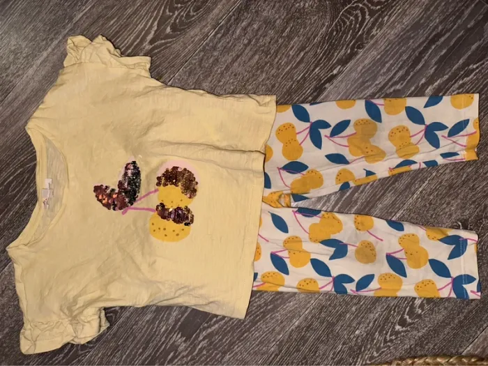 ensemble citron du pareil au même 3 ans