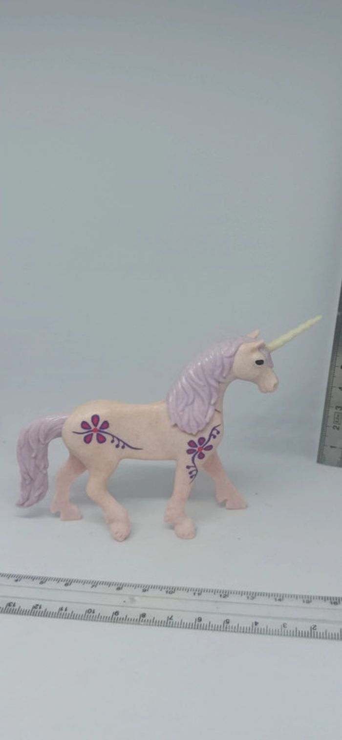 Licorne crinière violet clair playmobil - photo numéro 5