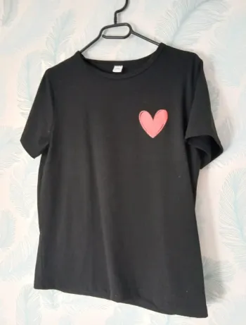 Tee-shirt mixte shein