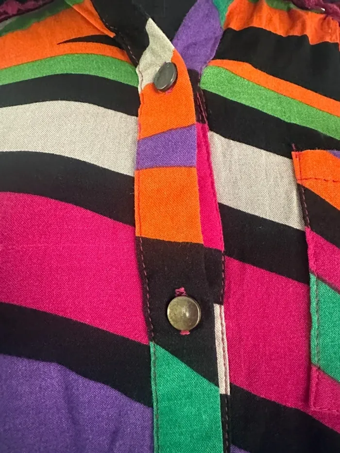 Blouse sans manches colorée - photo numéro 6