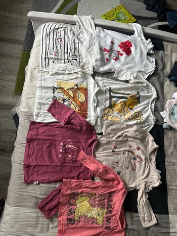 Lot de 8 t-shirt manche longue 24 mois