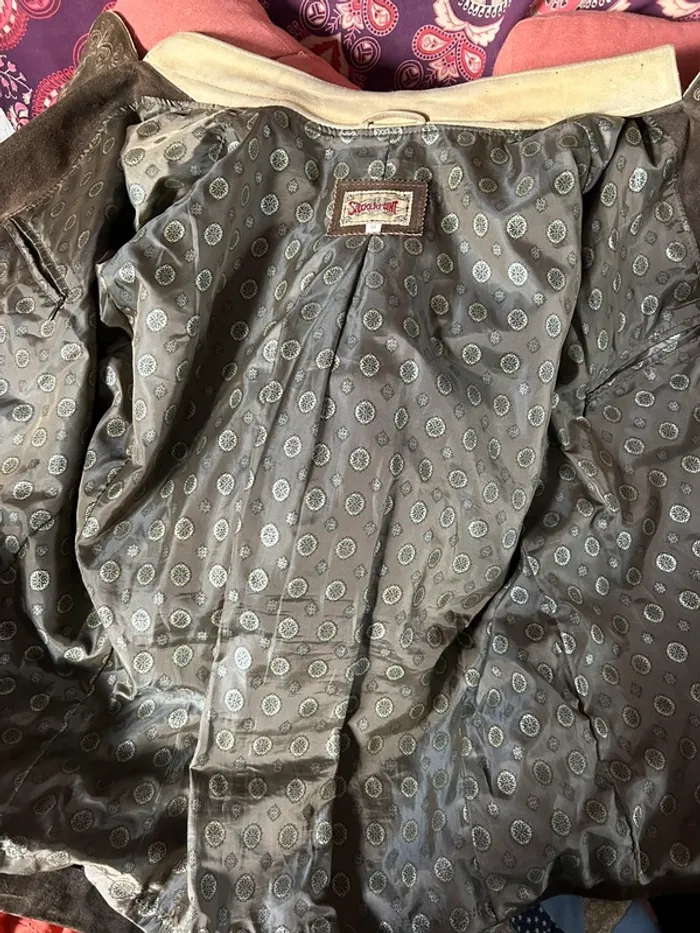 🍁 Veste daim autrichienne vintage Trachten 54/XL Cottagecore Oktoberfest Austrian leather jacket🍁 - photo numéro 16