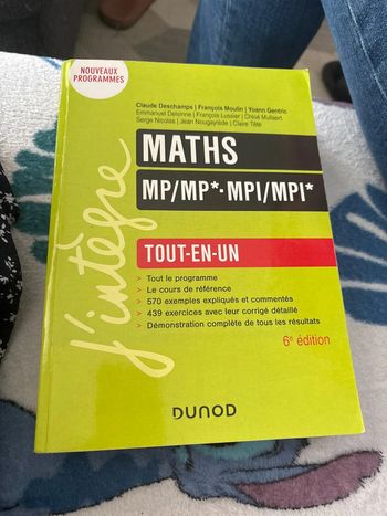 Maths MP/MP* mpi/mp*