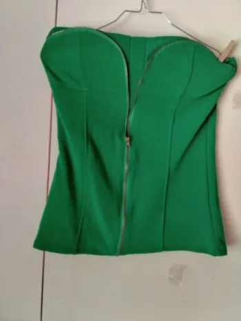 Bustier fermeture Éclair devant Marque magnifique (A97)