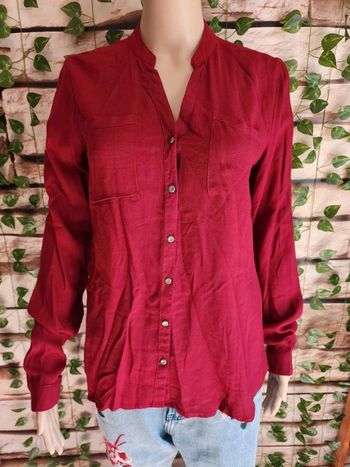 🌸Blouse Bordeau Pull&Bear Taille 36🌸