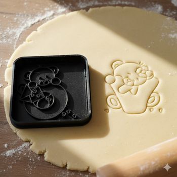 Emporte-pièce ours mignon 8 cm pour biscuits et pâtisserie créative