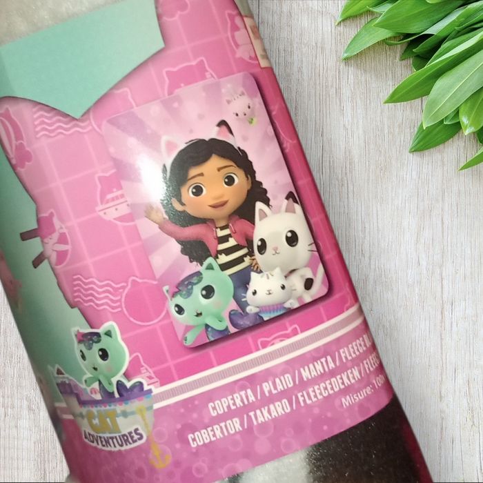 Couverture Plaid  gabby cat la maison magique - photo numéro 3