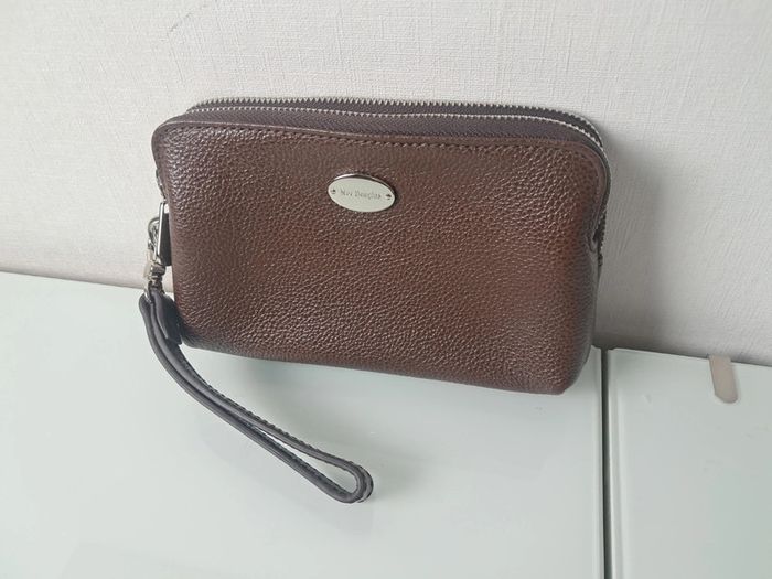 Mac Douglas pochette portée main ou ceinture en cuir neuve