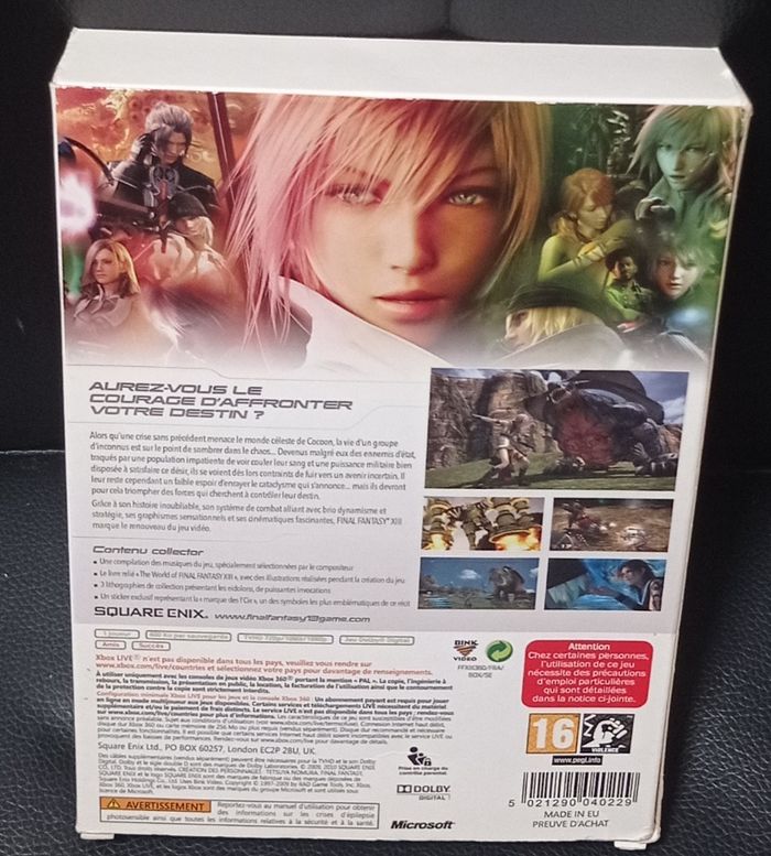 😍 final fantasy XIII 2 édition avec fourreau jouable sur Xbox séries et one - photo numéro 9