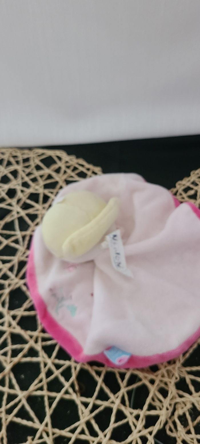 Doudou poupée rond rose blonde Sucre d'Orge - photo numéro 3