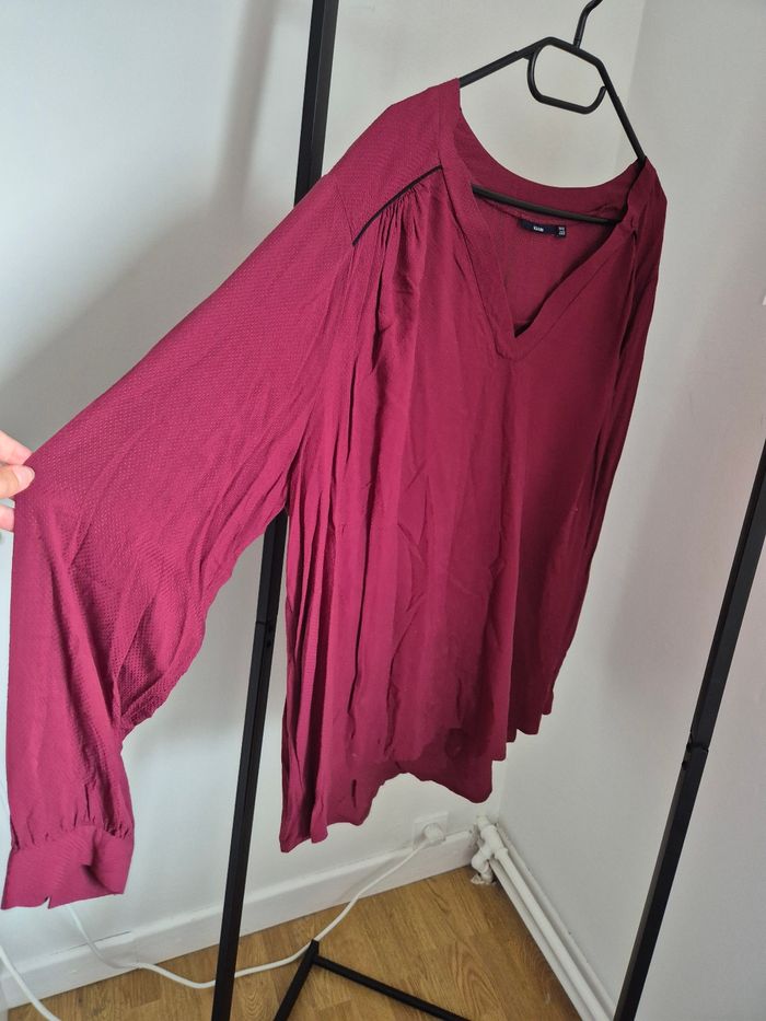 Tunique prune bordeaux 50 52 - photo numéro 2
