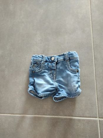 Short jean 3 mois