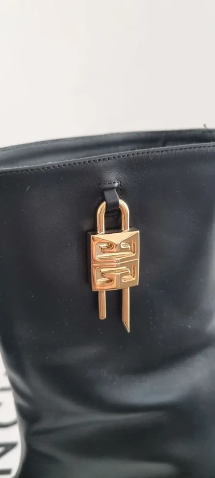 Botte mi haute bottine givenchy noire 39 - photo numéro 2