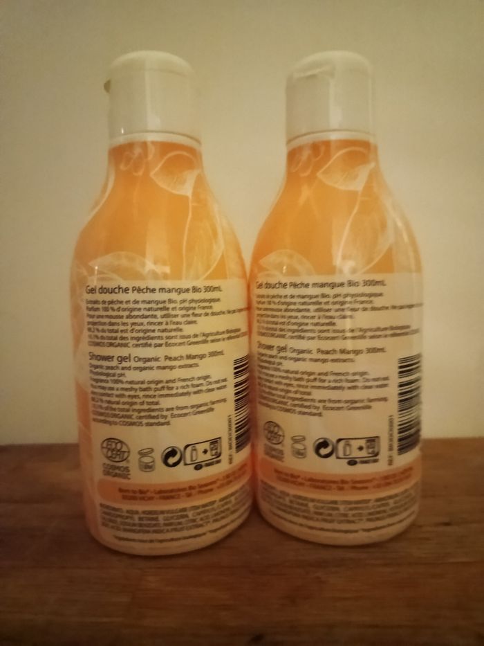 Lot de 2 gels douche pêche mangue - photo numéro 2