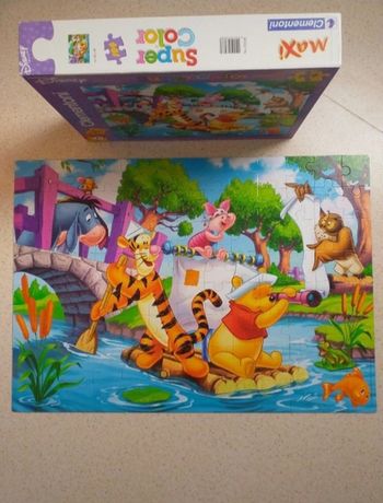 Puzzle Clémentoni Disney " Winnie L'ourson / Tigrou " 104 grosses pièces. 