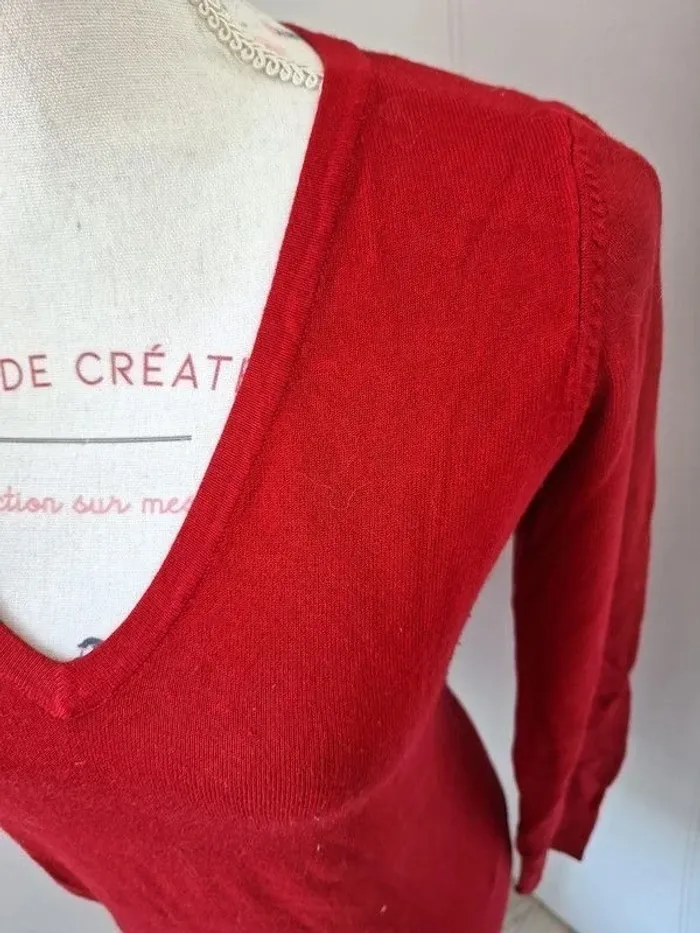 pull rouge - photo numéro 5