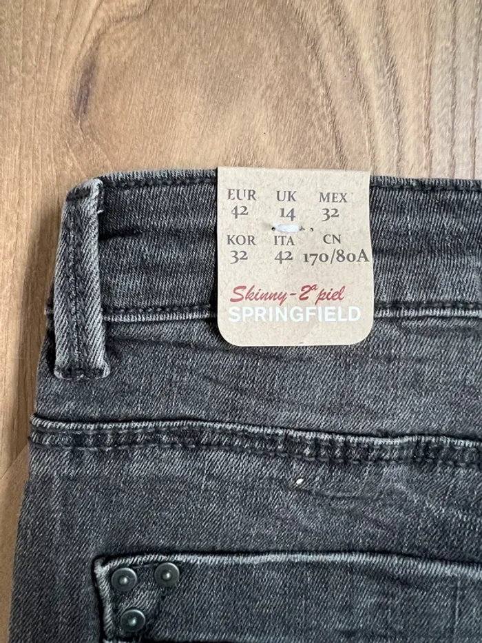 Jean skinny gris femme Springfield - photo numéro 6
