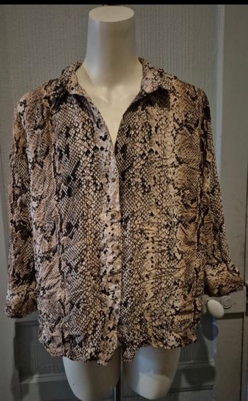 Blouse imprimé serpent