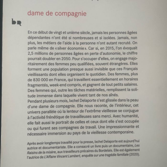 Dame de compagnie en immersion. Au pays de la vieillesses - photo numéro 2